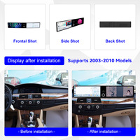 Navegador GPS para Auto con Pantalla Doble de 21 Pulgadas y Carplay para BMW Serie 5 E60 2003-2010, Unidad Principal CCC, Reproductor Multimedia, Radio para Auto