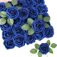 Têtes de roses artificielles en mousse, roses colorées, DIY, bouquets de mariage, centres de table, décorations de fête, décorations de la maison