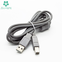 Câble d'imprimante USB de type A mâle à prise mâle de type B avec câble d'imprimante haute vitesse USB 2.0 en ferrite EMI