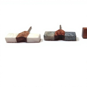 Best Quality Shan India Handmade Marble Dresser Cabinet Knobs Contemporary Design Door Mount Versatile Home Decor Kitchen - Product Image 4