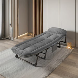 Vente chaude populaire en plein air pliant camping inclinable lit portable inclinable simple réglable prêt en stock - Product Image 6