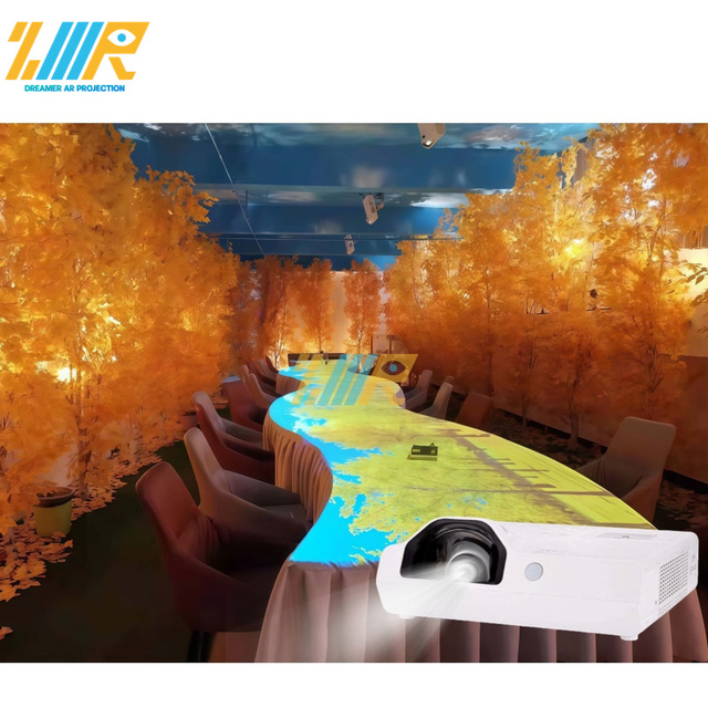 Hologram 3d Projector for Restaurant Indoor Immersive Experience Restaurant Projection Room Interactive Immersive Restaurant