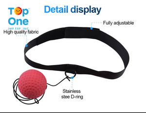 Top One vente en gros vitesse exercice réflexe boxe poinçonnage balle ensemble tête montée bande combat réponse bande pour boxe réflexe - Product Image 3