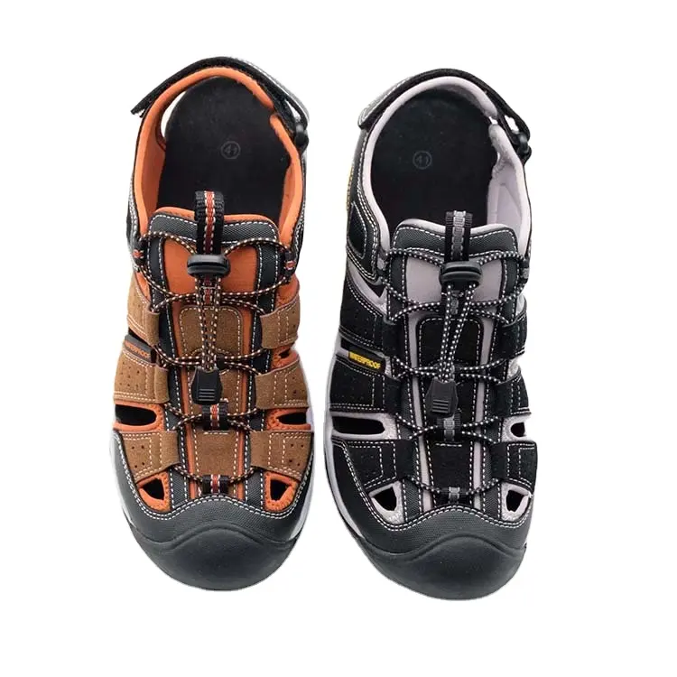 2021 New Comfortable Fake Breathable Flats Design Man Fashion Casual Outdoor Sandal