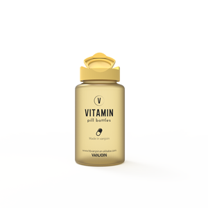 200ML 300ML <strong>Empty</strong> Round Transparent Plastic <strong>Capsule</strong> Bottle Packaging with Child Resistant Cap Refillable <strong>Capsule</strong> Bottle - Product Image 5