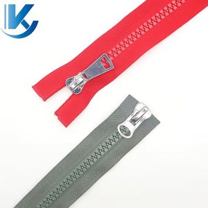 <span class=keywords><strong>Fermeture</strong></span> à glissière en résine brillante 8 # Double <span class=keywords><strong>curseur</strong></span> <span class=keywords><strong>Fermeture</strong></span> à glissière en plastique à séparation bidirectionnelle <span class=keywords><strong>pour</strong></span> sweat à capuche Double face - Product Image 1