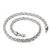 Collar de Cadena Gruesa y Delgada de Acero Inoxidable 316L con Colgante de Clavícula, Estilo Rock Hip Hop, para Unisex, para Fiestas y Ocasiones Especiales