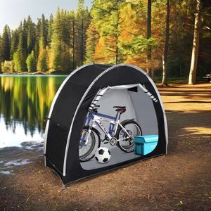 Tente de vélo en polyester durable portable avec cadre en plastique couverture d'abri de pluie imperméable <span class=keywords><strong>pour</strong></span> le stockage extérieur 1-4 vélos et utilisation de voiture - Product Image 3