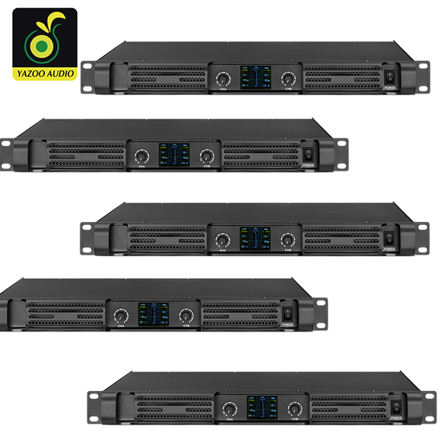 D-1600  Digital Amplifier Professional 1200W 2 Channels Powerful Amplifier for KTV Stage Concern Church