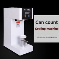 Scelleuse de canettes semi-automatique professionnelle, idéale pour les salons de thé, les bouteilles PET, les pots en conserve et les gobelets de boissons