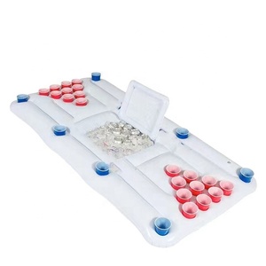 Tavolo da pong gonfiabile della birra dell'attrezzatura del gioco dell'acqua della piscina - Product Image 1