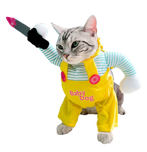 Costume d'Halloween drôle pour animaux de compagnie, vêtements pour chien <span class=keywords><strong>à</strong></span> deux pattes, vêtements pour animaux de compagnie, Halloween pour animaux de compagnie - Product Image 3