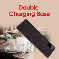 Système d'appel sans fil pour restaurant avec double base de charge, pagers de table pour cafés, pâtisseries, restaurants et cliniques