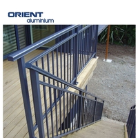 Grille en aluminium/fer forgé pour balcon en métal