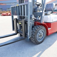 Nouveau chariot élévateur diesel Qingcha 3 et 4 tonnes, type siège, pour chargement et manutention, avec mât à deux/trois étages