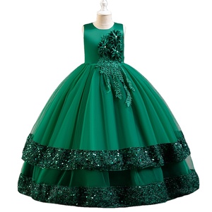dresses for teens formal Teen Girl Semi-Formal Dress with Blue flowers 12 Years / Baby Blue main image 1