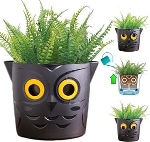 King's Gardening Clever Pot-Arrosage automatique pour une utilisation intérieure et extérieure, indicateur de niveau d'eau animé pour les yeux, jardinière résistante aux UV - Product Image 5