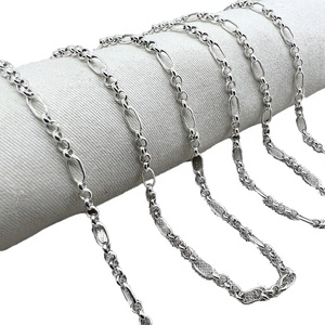 Lovestory A2438 Cadena de Eslabones de Plata de Ley 925 de Alta Calidad para Fabricación de Joyas, Collares y Pulseras, 7MM - Product Image 4