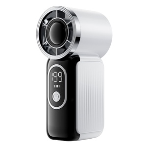 Custom Logo <b>Mini</b> Handheld Usb Type-C Rechargeable Brushless Motor Foldable Wearable Outdoor Use Portable Cooling Fan - Product Image 1
