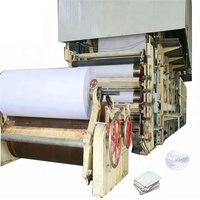 Máquina Automática para Fabricar Papel de Cultivo en Rollo Jumbo A4 Fourdrinier 15TPD 1575mm para Papel de Copia de Oficina