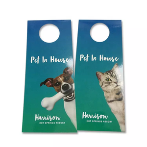 Custom PVC <strong>Door</strong> Hanger Do Not Disturb Sign Hotel <strong>Door</strong> <strong>Knob</strong> Hanger Paper <strong>Door</strong> Hanger Tags With Brand Logo - Product Image 4