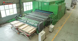 CE 4 Decks Plywood Making Process Machinery Wood Veneer Roller Dryer Manufacturing Machine