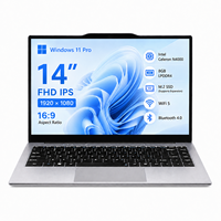 Oferta: Laptop de 14 Pulgadas con Windows 11 Pro, Intel Celeron N4000, 8GB LPDDR4, SSD M.2, Pantalla FHD IPS de 1920x1080, Computadora Portátil Empresarial