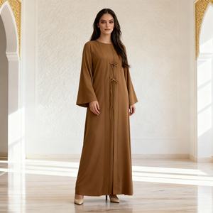 Nuevo Diseño Estilo Dubái, Vestido Largo de Tela de Alta Calidad, Modesto y Elegante con Lentejuelas, Abaya para Mujeres Musulmanas, Proveedor - Product Image 3