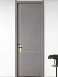 High Quality Cheap Price Room Prehung Modern Design Entry Teak Solid Wpc Pvc Interior Wood Door
