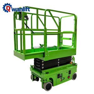 소형 미니 전동 자주식 시저 리프트 300kg 적재 1170x600mm 합금강 플랫폼 - Product Image 5