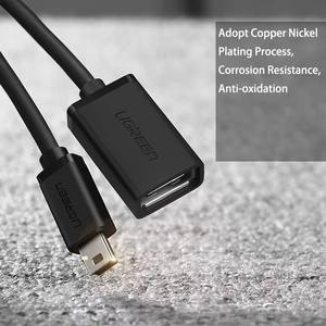 Câble OTG Mini USB UGREEN, adaptateur USB A femelle vers Mini USB B mâle pour voiture, MP3, <span class=keywords><strong>MP4</strong></span> - Product Image 5