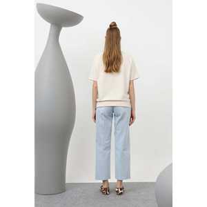 เสื้อยืดผู้หญิงปักลายกวาง แขนปกติ 32119TSH - Product Image 2