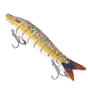 12.5CM-22G corpo plástico duro multi isca articulada biônica artificial do Swimbait - Product Image 6