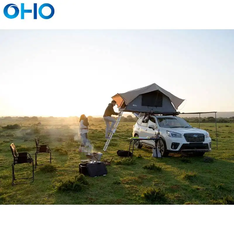 OHO Autodach zelt Dacht räger zelte für Camping wagen Dachzelt Dach und versenkbare Leiter