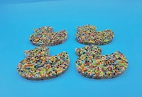 Jouets anti-stress en silicone souple pour le soulagement du stress - Unisexe, jeunes, colorés, tailles 6/8/10 cm