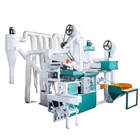 Fraiseuse à riz combinée automatique 20TPD Composants de base de riz domestique avec moteur par Rice Miller