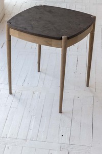 Muebles minimalistas auténticos, mesa de centro redonda para sala de estar, mesa de centro lateral, mesa moderna - Product Image 3