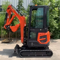 Penjualan Pabrik Terlaris INFRONT Excavator Mini Mesin Kubota 1.8Ton3.5T Alat Penggali Kecil Beroda Rantai dengan Thumb Euro5 CE EPA  Pertanian Rumah Tangga