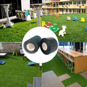 Cinta de costura de césped Artificial troquelada autoadhesiva de doble cara, alfombra de césped verde suave, cinta de unión y empalme para enmascarar - Product Image 4