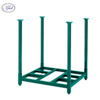 Support à pneus en acier personnalisable support empilable Cage de distillation réglable Tube de convertisseur enduit de poudre entrée 4 voies conception réglable