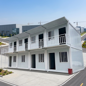Casas Modulares Prefabricadas <span class=keywords><strong>de</strong></span> Acero, Fáciles <span class=keywords><strong>de</strong></span> Instalar, Resistentes al Fuego y al Agua, para Aplicaciones <span class=keywords><strong>de</strong></span> Oficina en Sitios <span class=keywords><strong>de</strong></span> Trabajo - Product Image 1