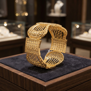 Wholesale 14K 18K 24K Gold Plated Brass Gold Filled Women's Fashion <b>Bracelets</b> & <b>Bangles</b> Forming Kada <b>Bangles</b> <b>Bracelets</b> Jewelry - Product Image 5