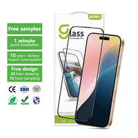 Protection d'écran en verre trempé céramique 9H antistatique Aurey 2.5D 2026 pour iPhone 16 Pro Max