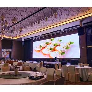 Lecede indoor outdoor P2.6 50x50cm 50x100cm Panel Rental Stage Wedding Party Events Background Led display screen For Restaurant