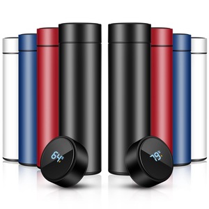 Logotipo personalizado Smart Digital Drinkware Termo de acero inoxidable Frasco Pantalla Led personalizada Temperatura Botella de agua inteligente - Product Image 4
