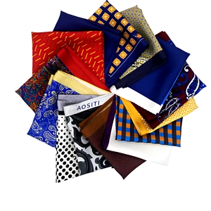 <span class=keywords><strong>Mouchoir</strong></span> carré en soie véritable imprimé style britannique pour homme, 30x30cm, avec boîte cadeau, idéal pour mariage, costumes d'affaires et poches de chemise - Product Image 1