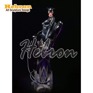 Statue de personnage d'<span class=keywords><strong>anime</strong></span> grandeur nature DC, Catwoman, super-héroïne, artisanat en résine, figurine de <span class=keywords><strong>Batman</strong></span> pour la décoration de la maison - Product Image 5
