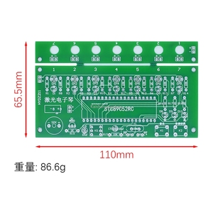 Kit DIY C51 MCU <span class=keywords><strong>Laser</strong></span> Harp String, Kit Clavier DIY, Pièces Électroniques, 7 Cordes, Kit DIY Électronique, Technologie, Piano, Boîte à Musique - Product Image 5