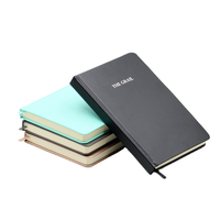 Agenda de poche personnalisé A5 en cuir PU relié rigide avec bande élastique Édition cadeau