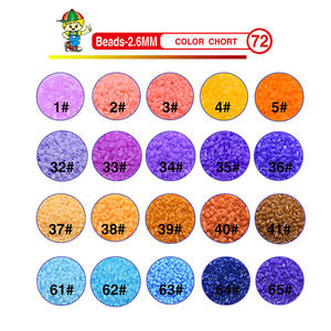 Hot Selling 1 Kg/bag Perler Fused Hama Kralen Set 2.6Mm Handgemaakt Speelgoed <span class=keywords><strong>Eva</strong></span> Plastic Kralen Diy Educatief Speelgoed Voor Kinderen Knutselen - Product Image 4